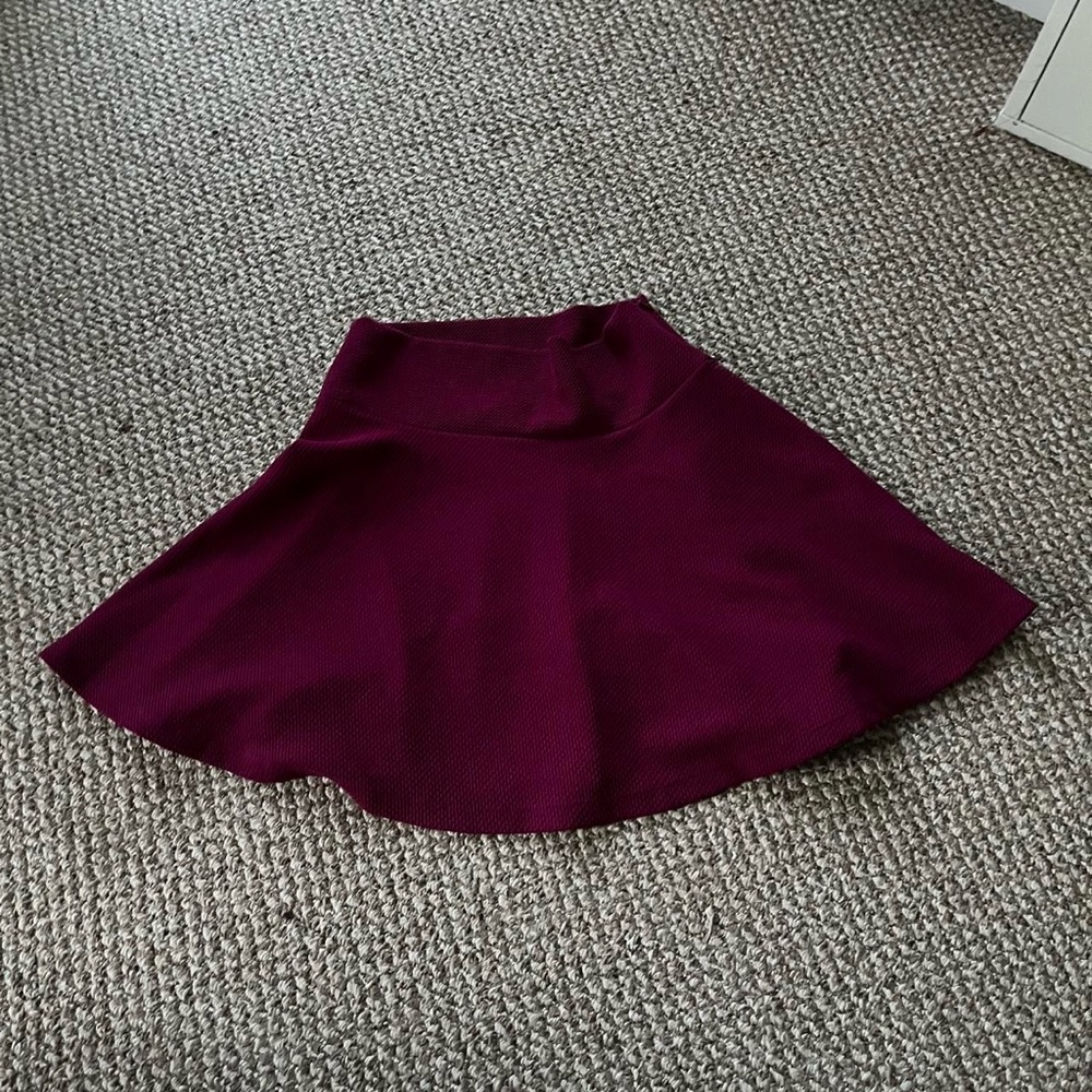 Forever 21 Rich Purple Skater Skirt